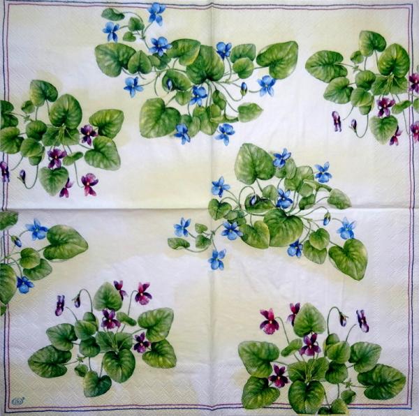 055 Stiefmütterchen - 3-lagig - (gelb) - Ihr